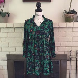 Funky Floral Pattern Dress